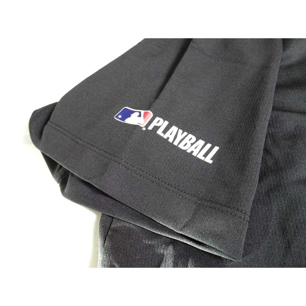 Dream Series USA Baseball Polo. Men's 2XL. Black, short sleeve - Picture 9 of 10